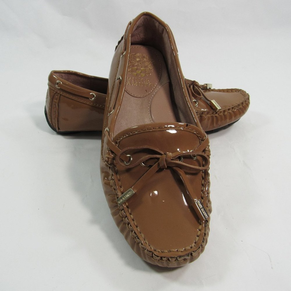 Vince Camuto Paula Patent Leather Driving Loafers
